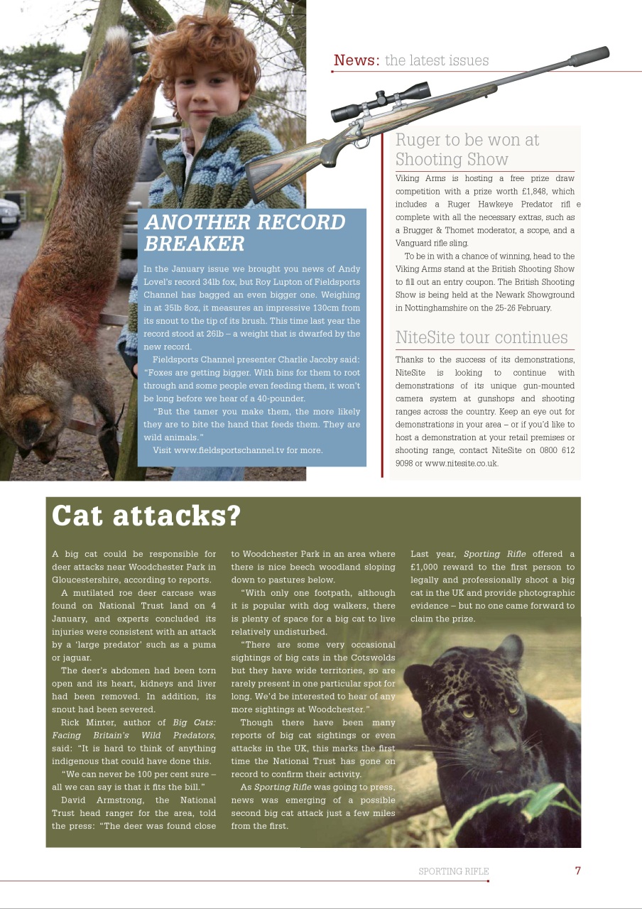 Sporting Rifle Preview Pages