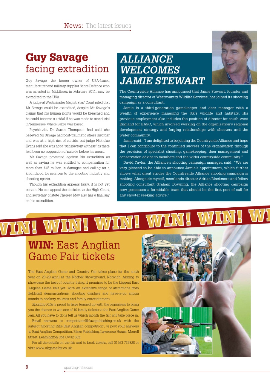 Sporting Rifle Preview Pages