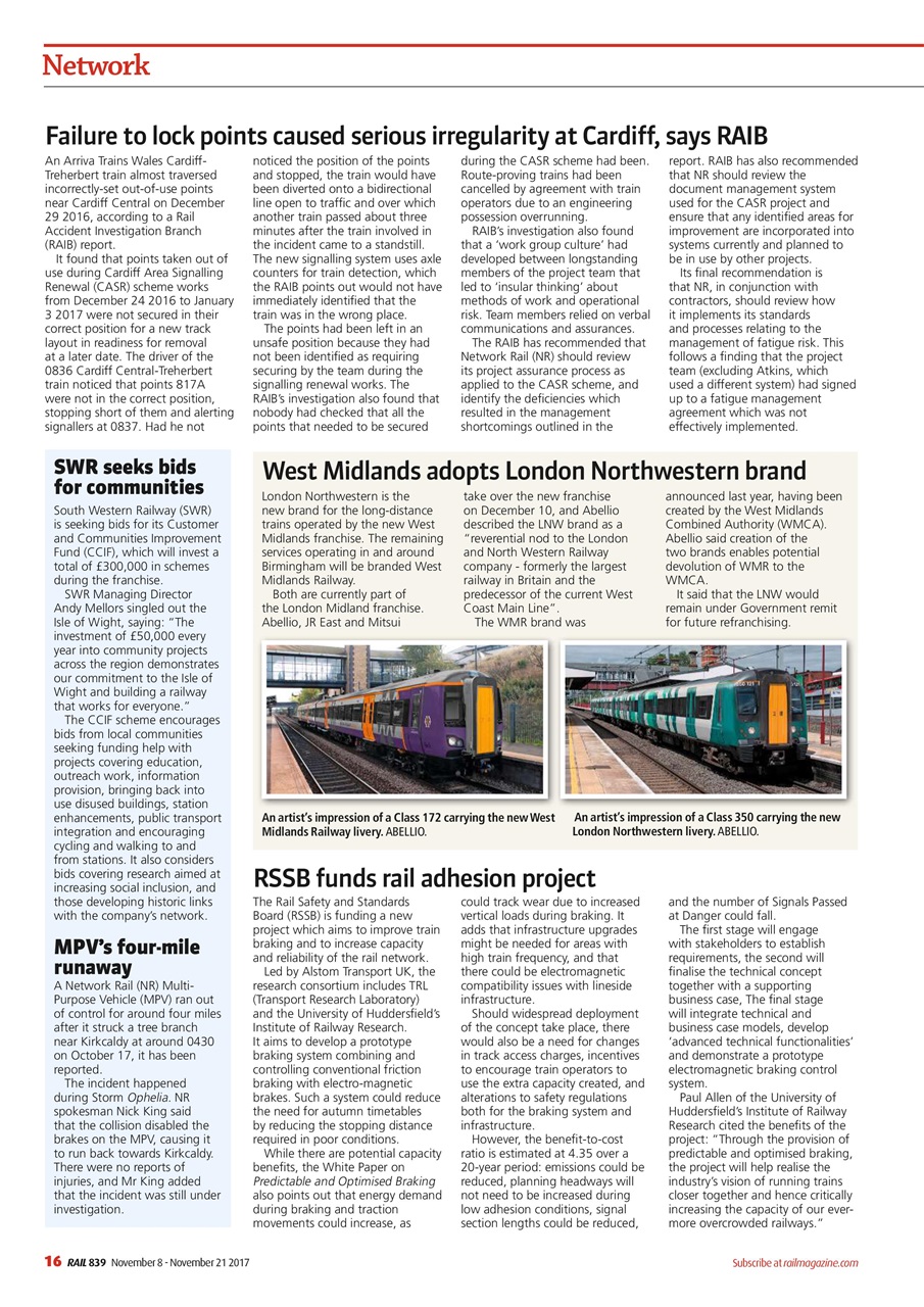 Rail Preview Pages