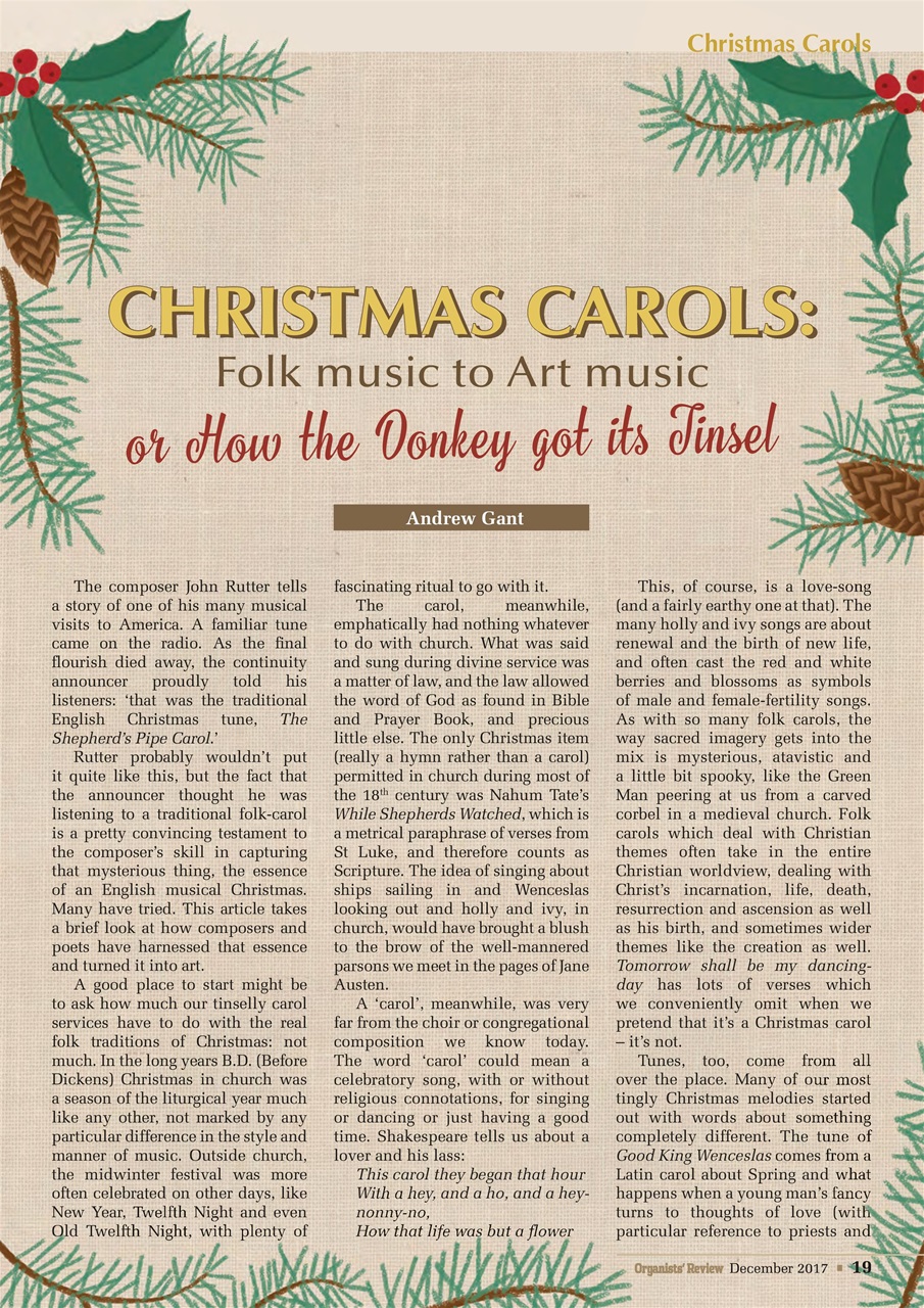 Organists' Review Preview Pages