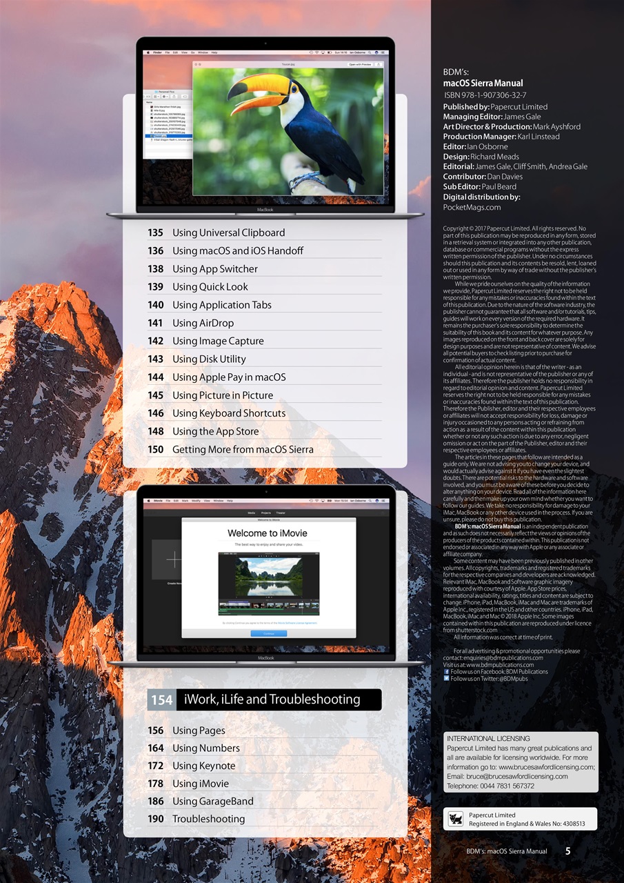 Mac + MacBook User Preview Pages