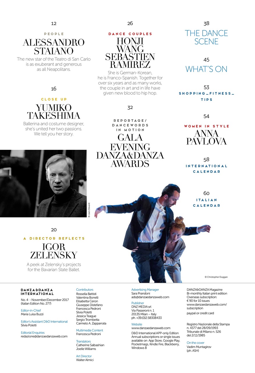 DANZA&DANZA International Preview Pages