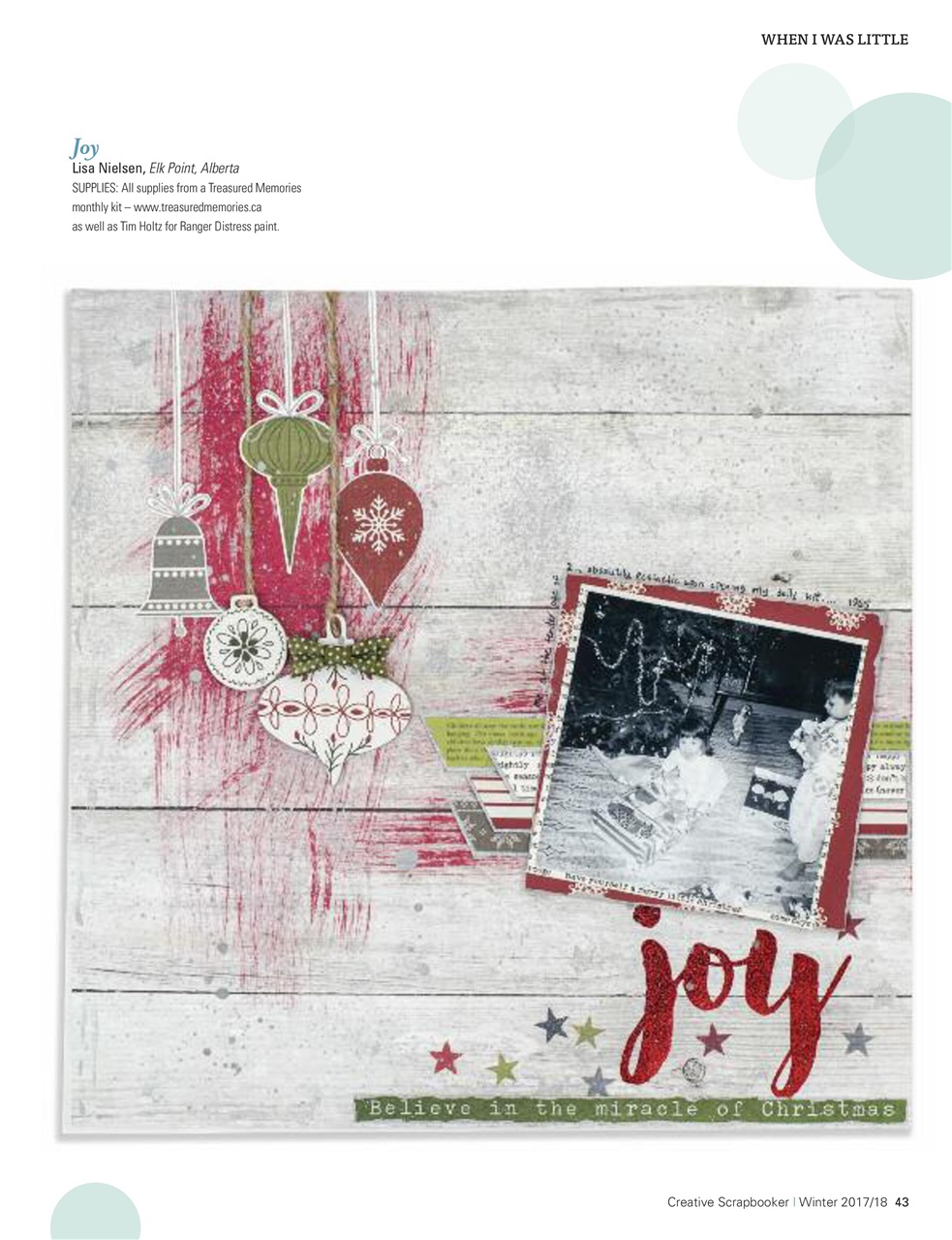 Creative Scrapbooker Preview Pages