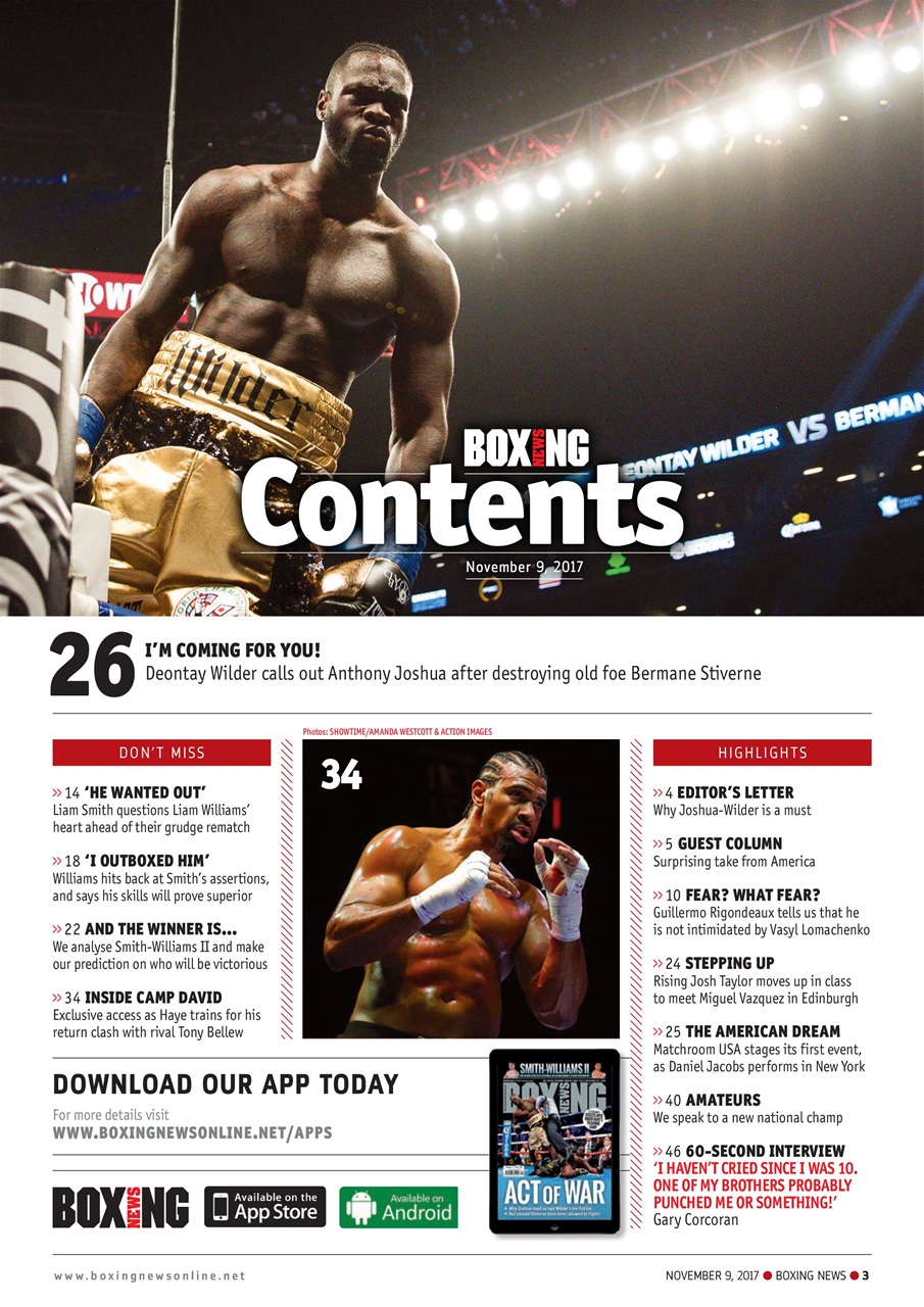 Boxing News Preview Pages