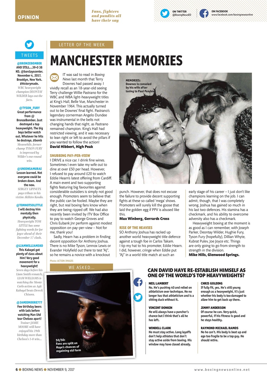 Boxing News Preview Pages