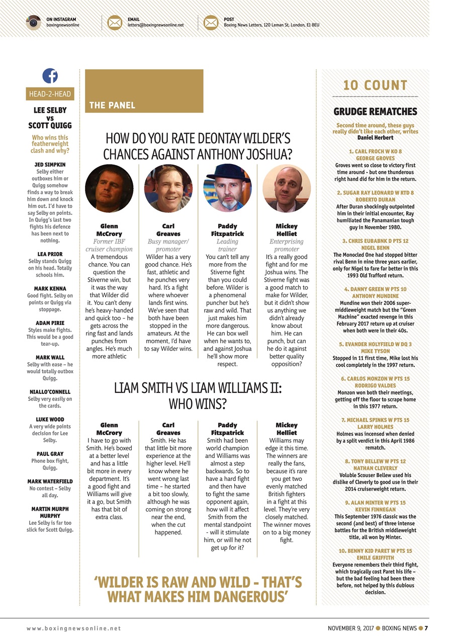 Boxing News Preview Pages