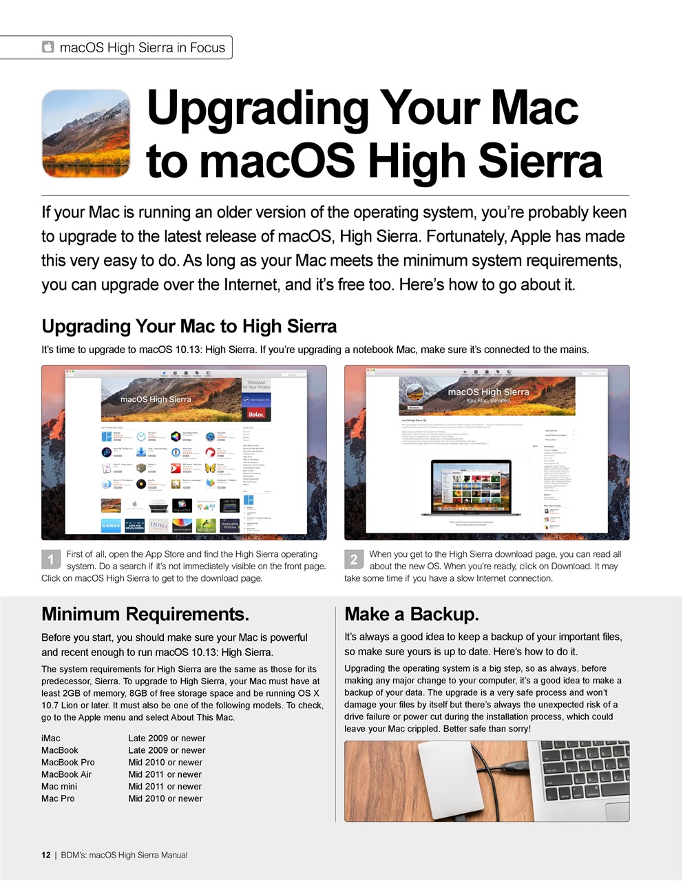 Mac + MacBook User Preview Pages