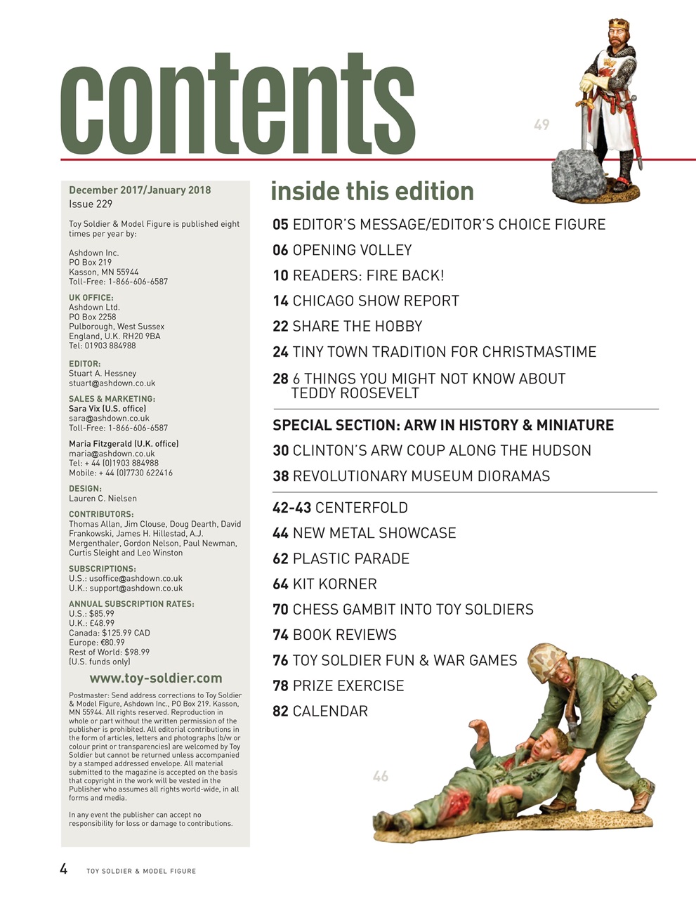 Toy Soldier & Model Figure Preview Pages