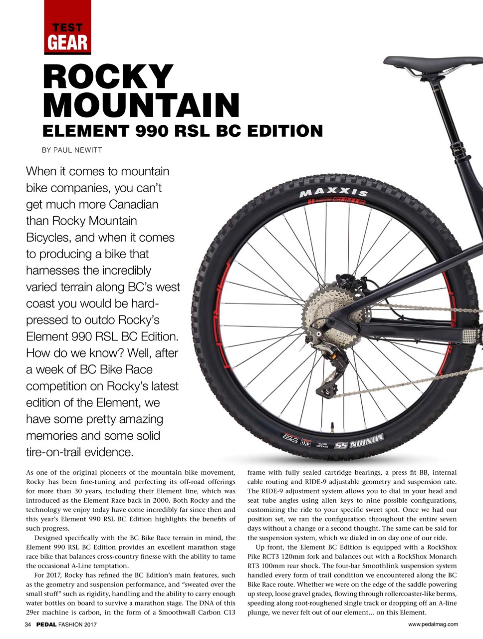 Pedal Magazine Preview Pages
