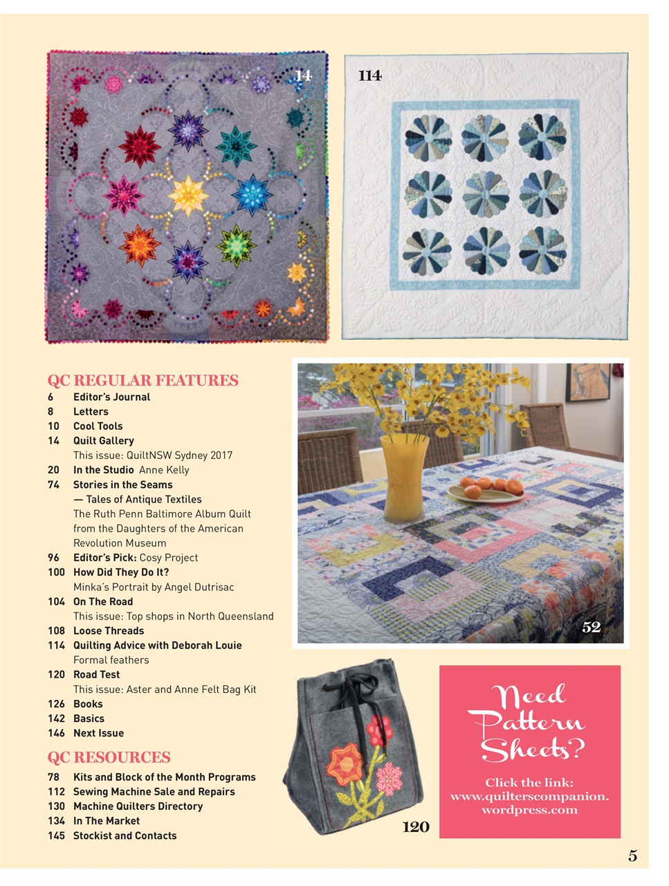 Quilters Companion Preview Pages
