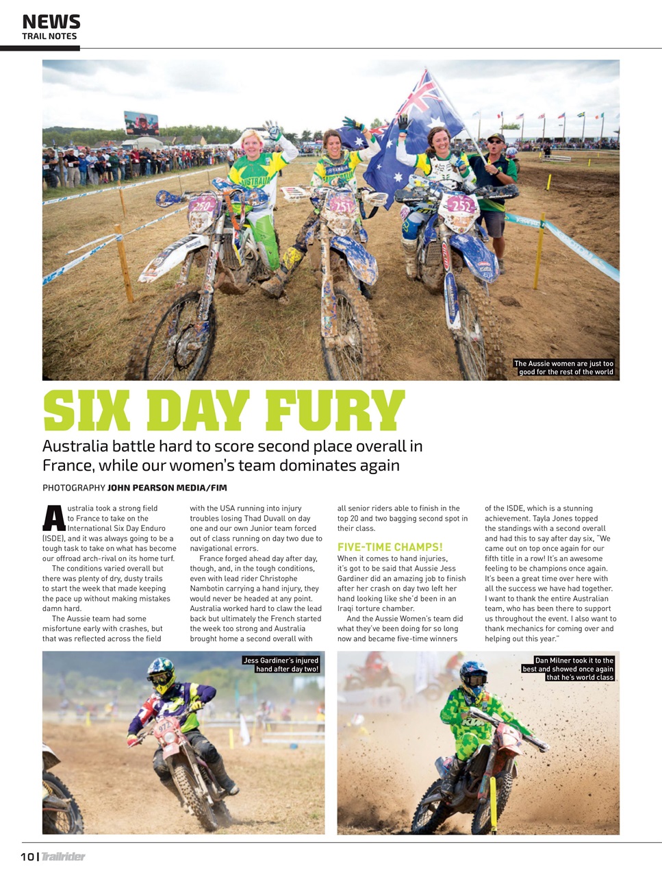 Trailrider Preview Pages