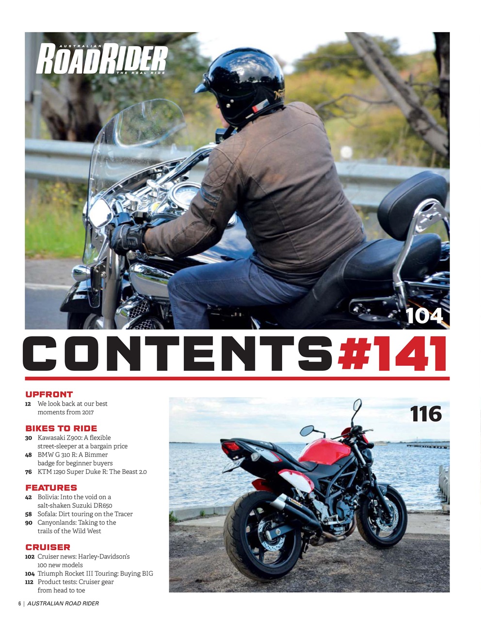 Australian Road Rider Preview Pages