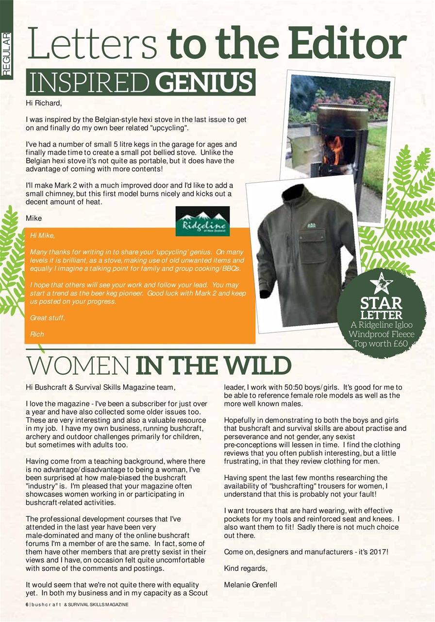 Bushcraft & Survival Skills Magazine Preview Pages