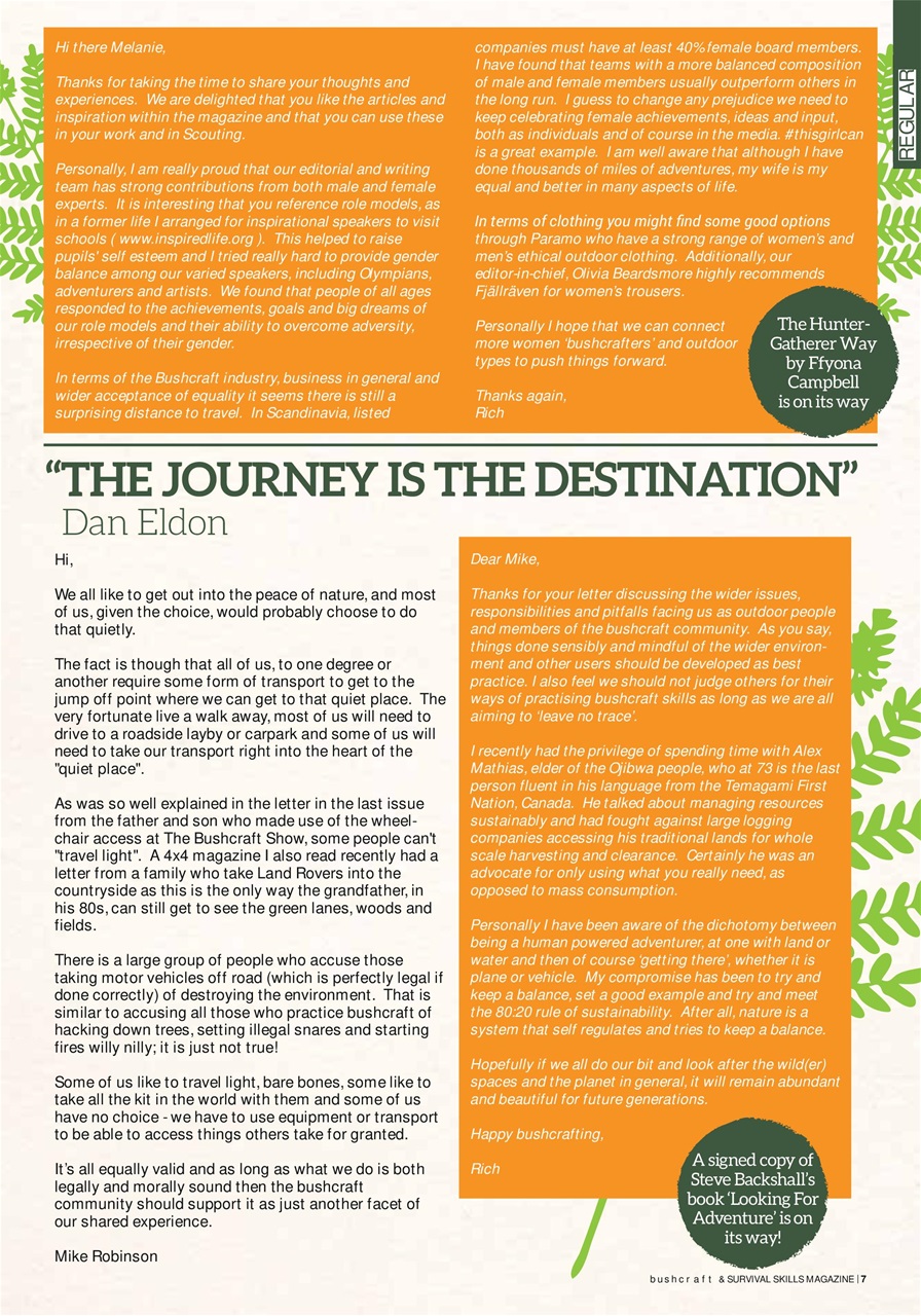 Bushcraft & Survival Skills Magazine Preview Pages