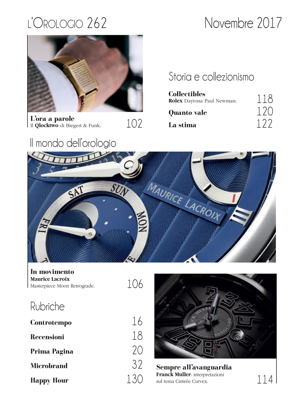 L'Orologio Preview Pages