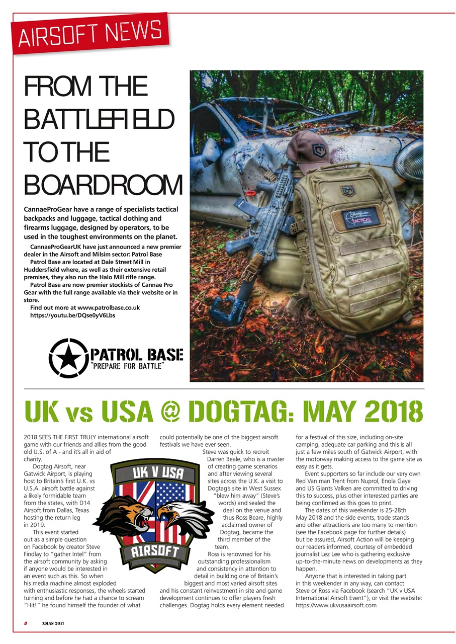 Airsoft Action Preview Pages