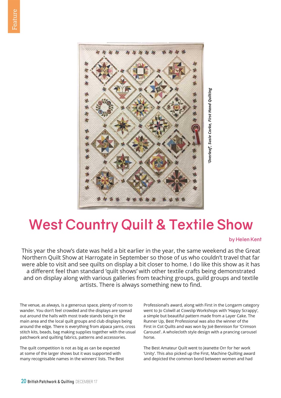 Patchwork and Quilting Preview Pages