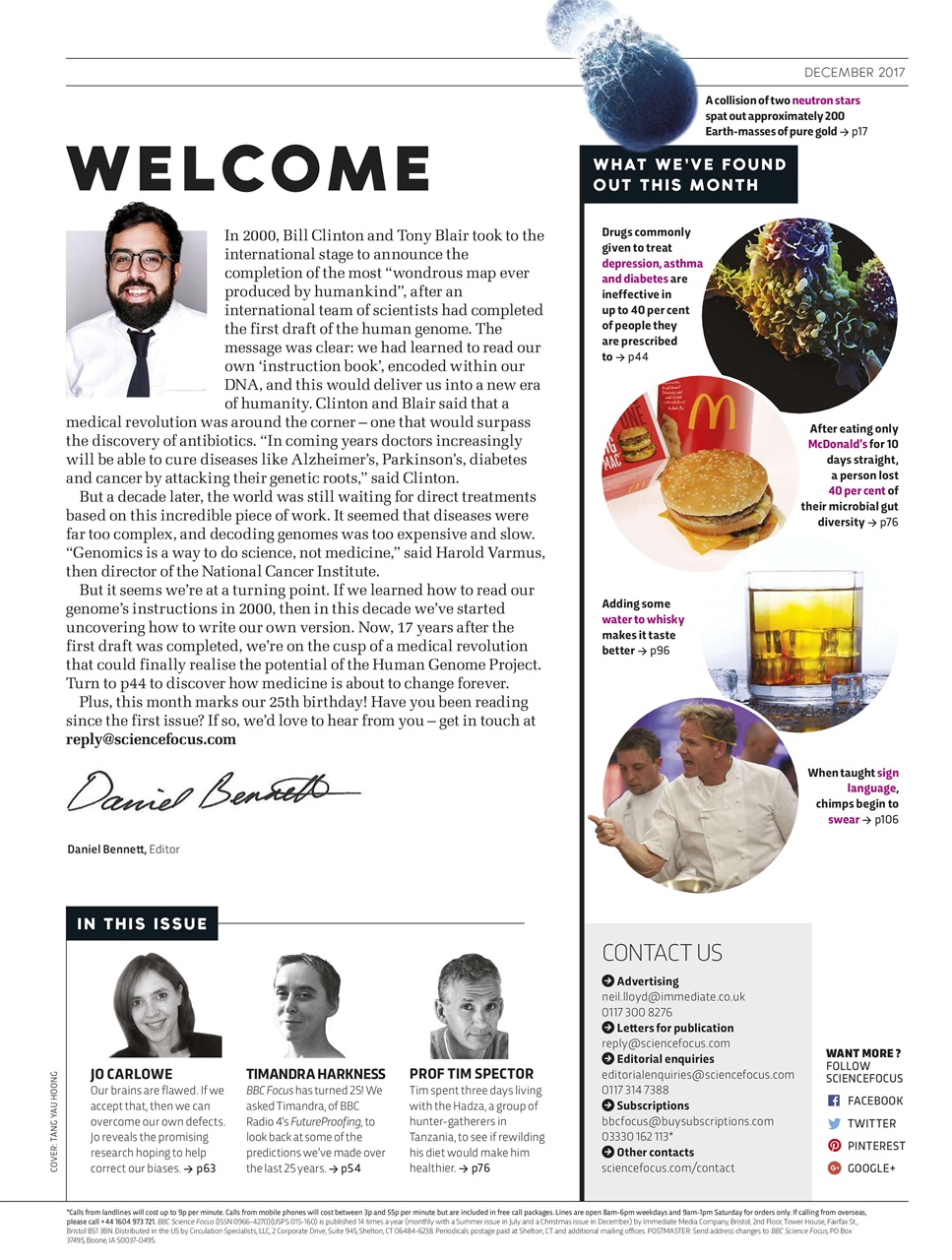 BBC Science Focus Magazine Preview Pages