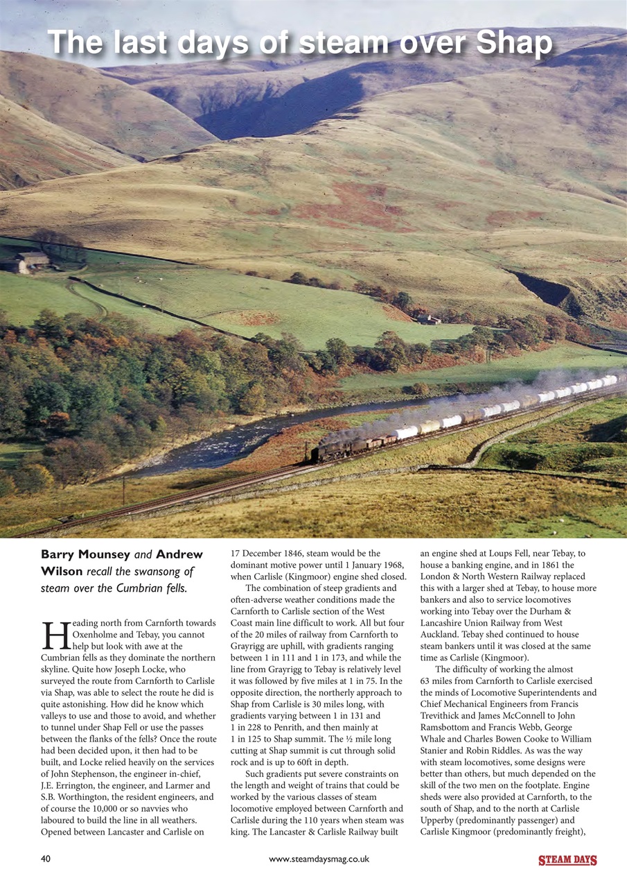 Steam Days Preview Pages