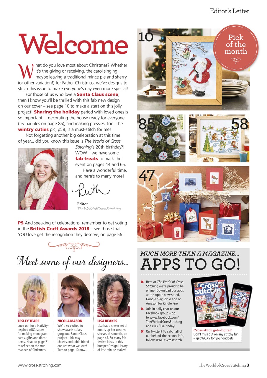 The World of Cross Stitching Preview Pages