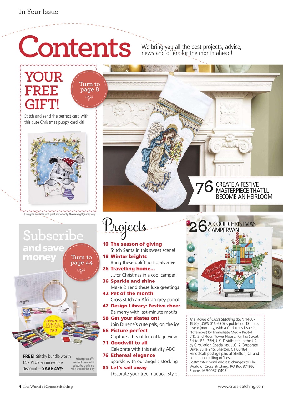 The World of Cross Stitching Preview Pages