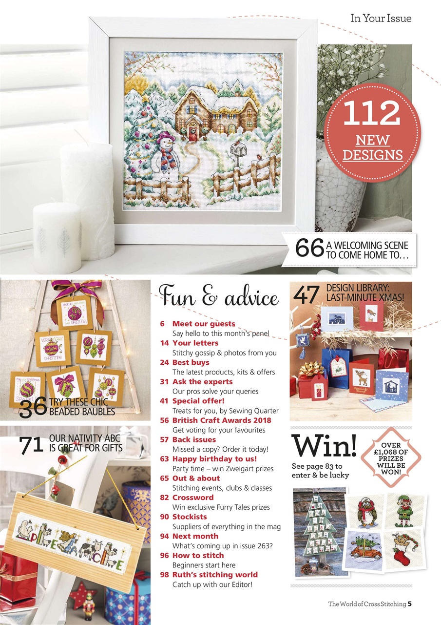 The World of Cross Stitching Preview Pages