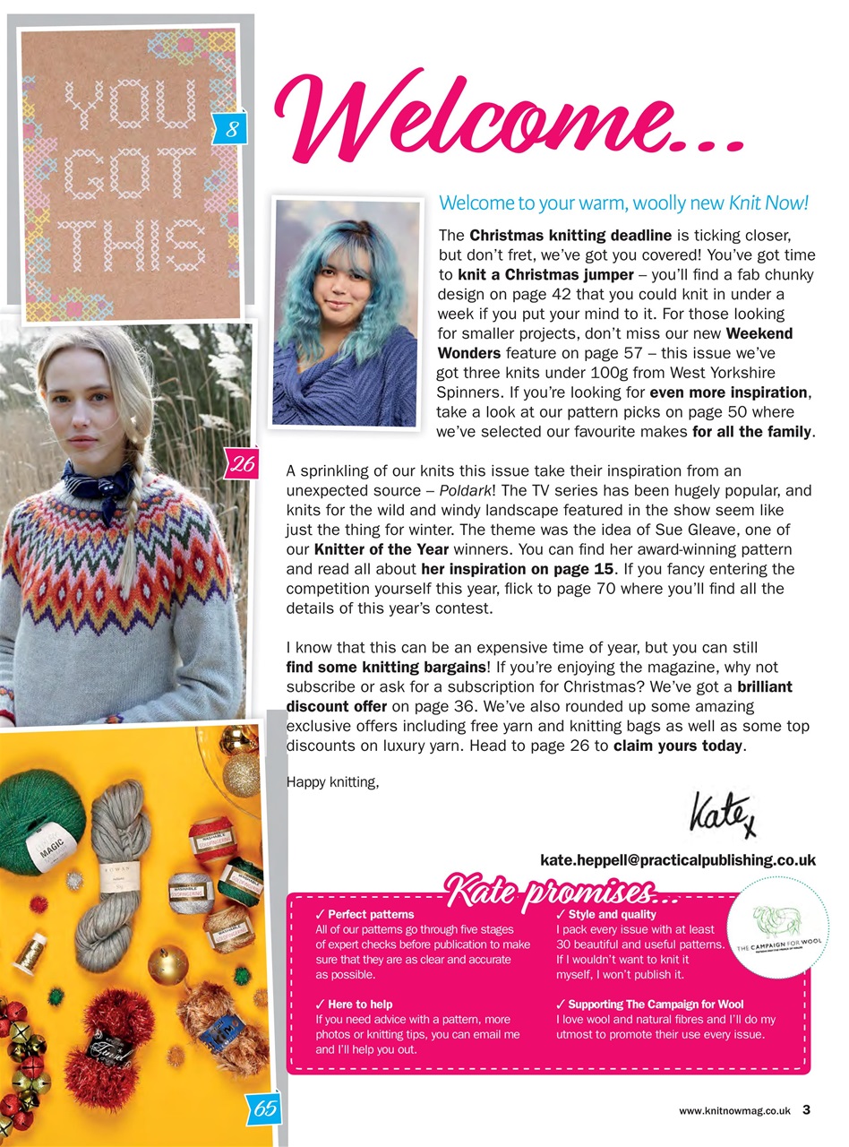 Knit Now Preview Pages