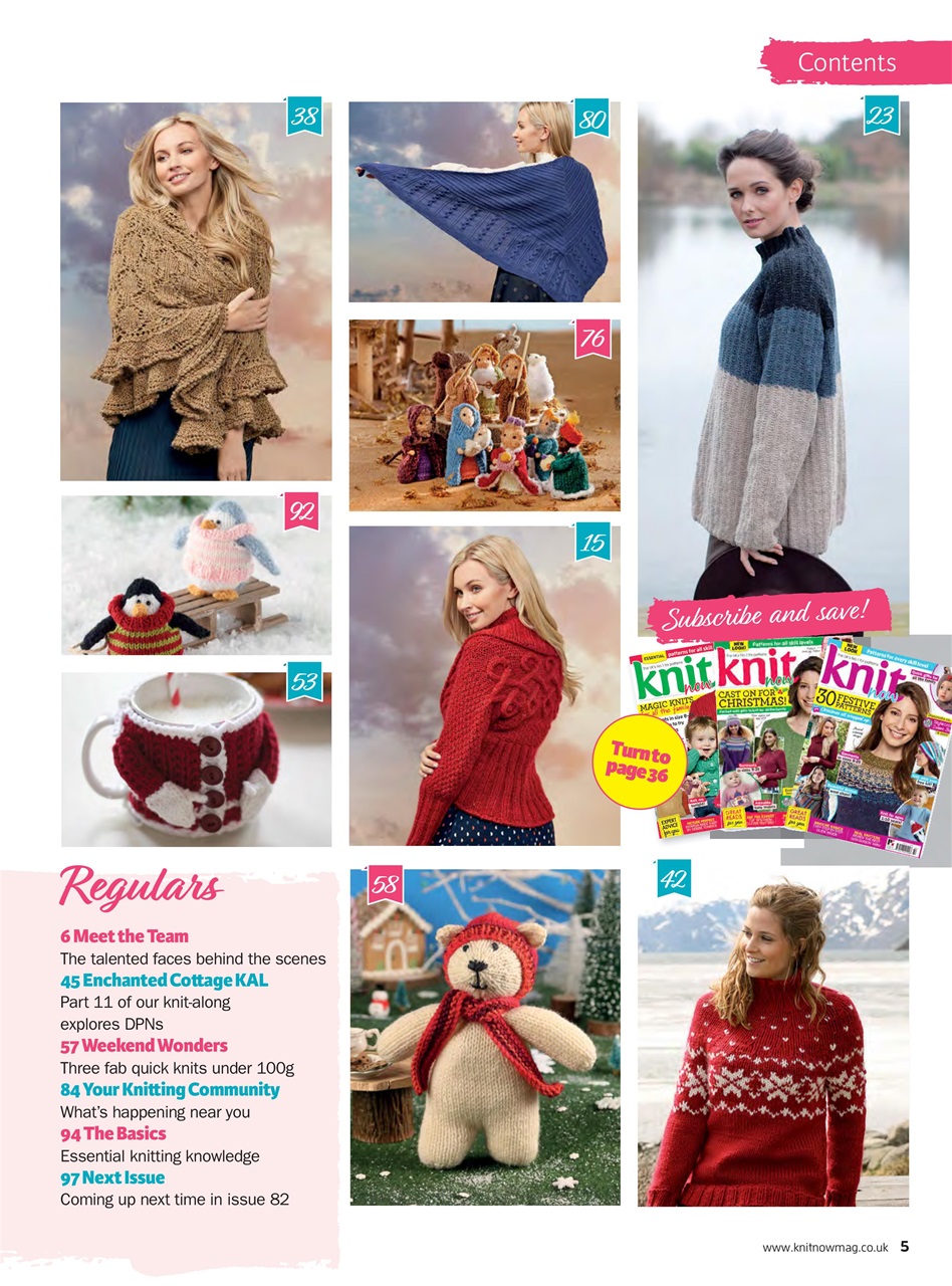 Knit Now Preview Pages