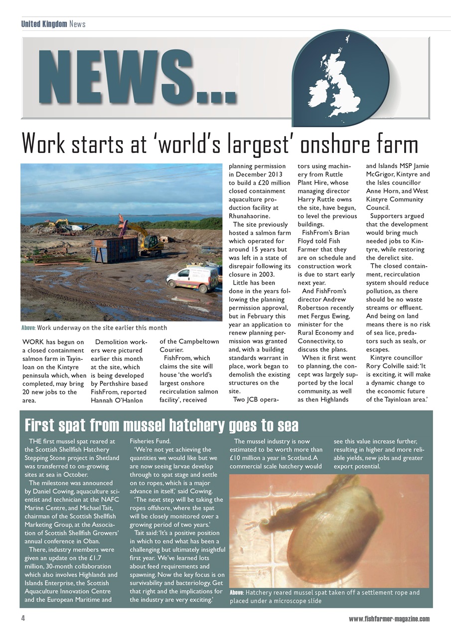 Fish Farmer Magazine Preview Pages