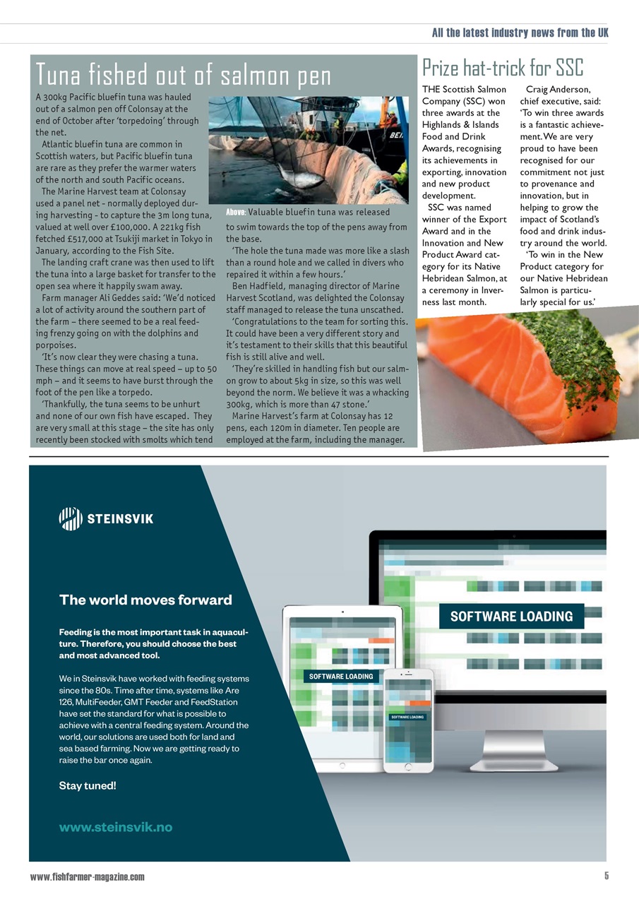 Fish Farmer Magazine Preview Pages