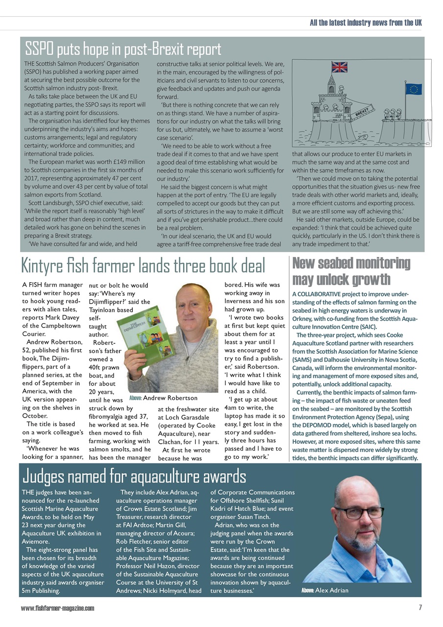 Fish Farmer Magazine Preview Pages