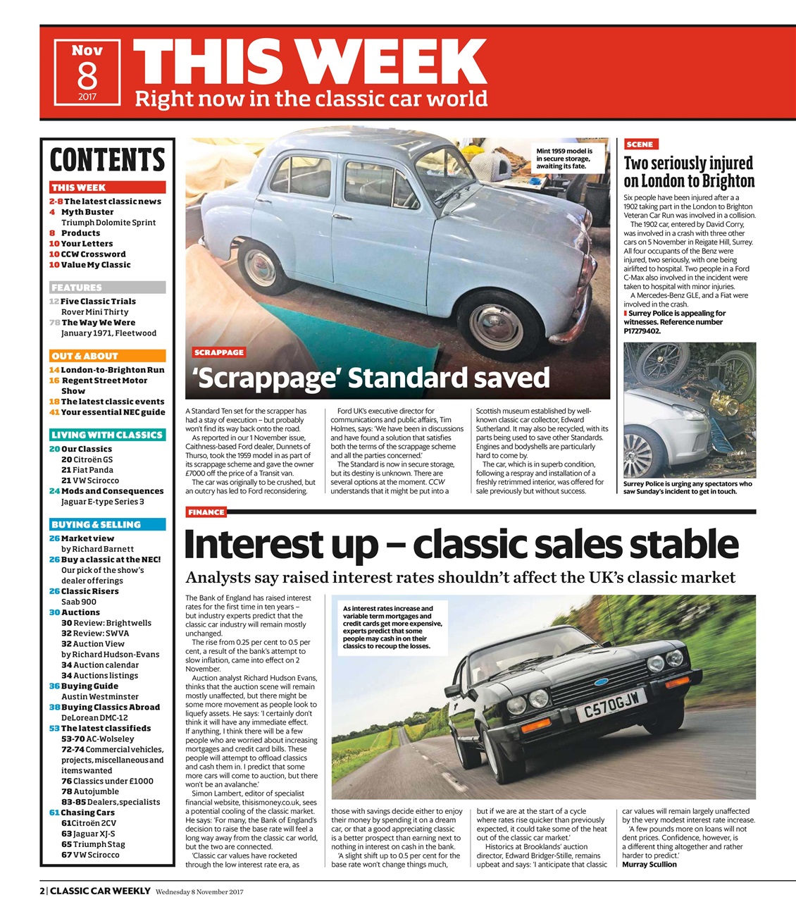 Classic Car Weekly Preview Pages