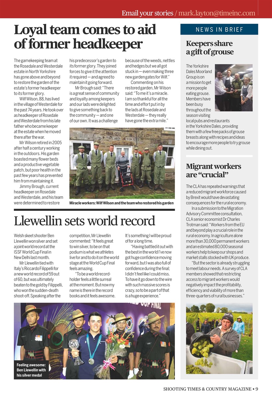 Shooting Times & Country Preview Pages