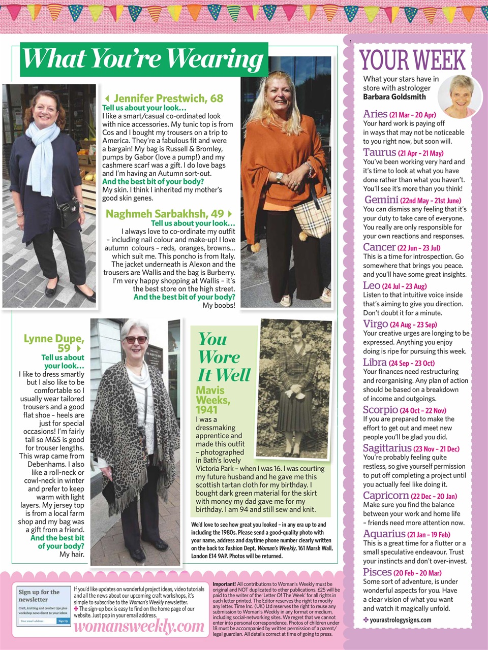 Woman's Weekly Preview Pages