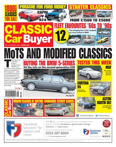 Classic Car Buyer issue 08 November 2017
