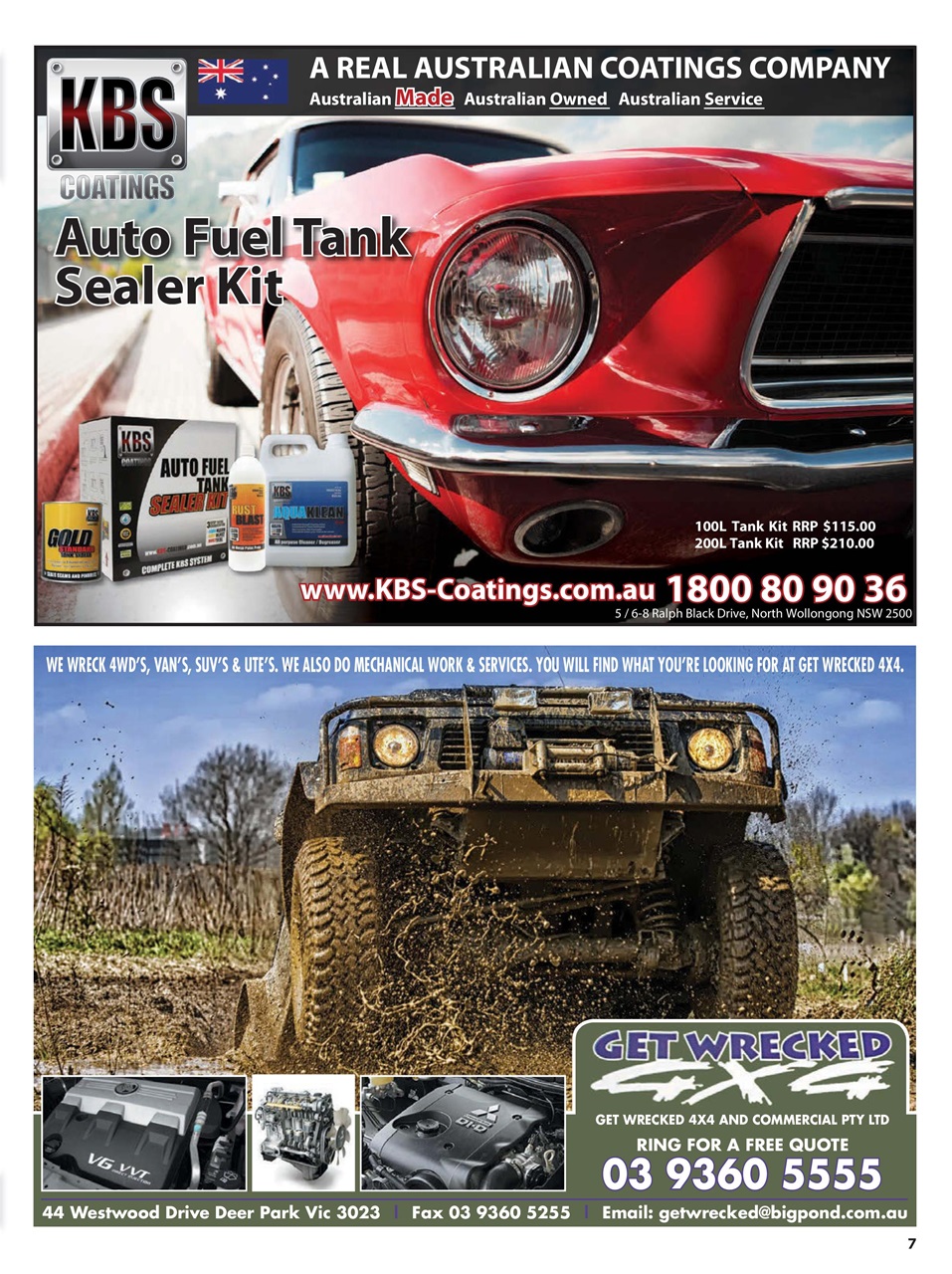 JUST PARTS Preview Pages