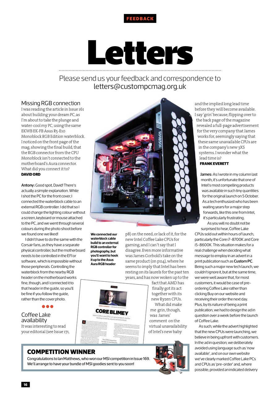 Custom PC UK Preview Pages