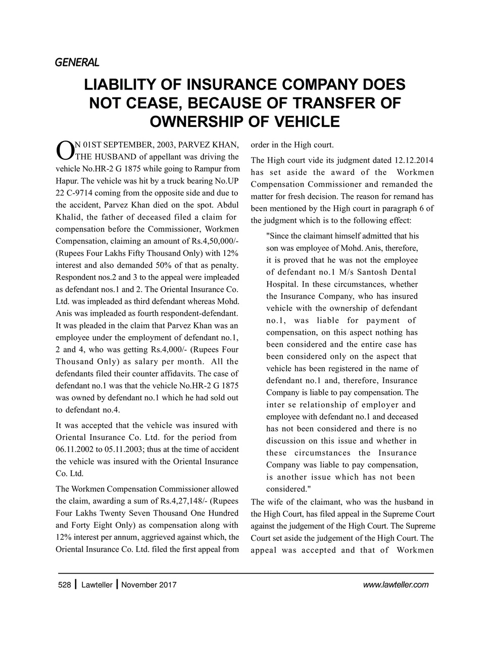 Lawteller – A Legal Awareness Magazine Preview Pages