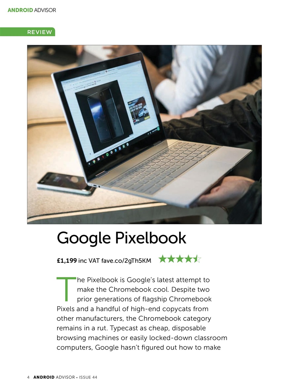 Android Advisor Preview Pages