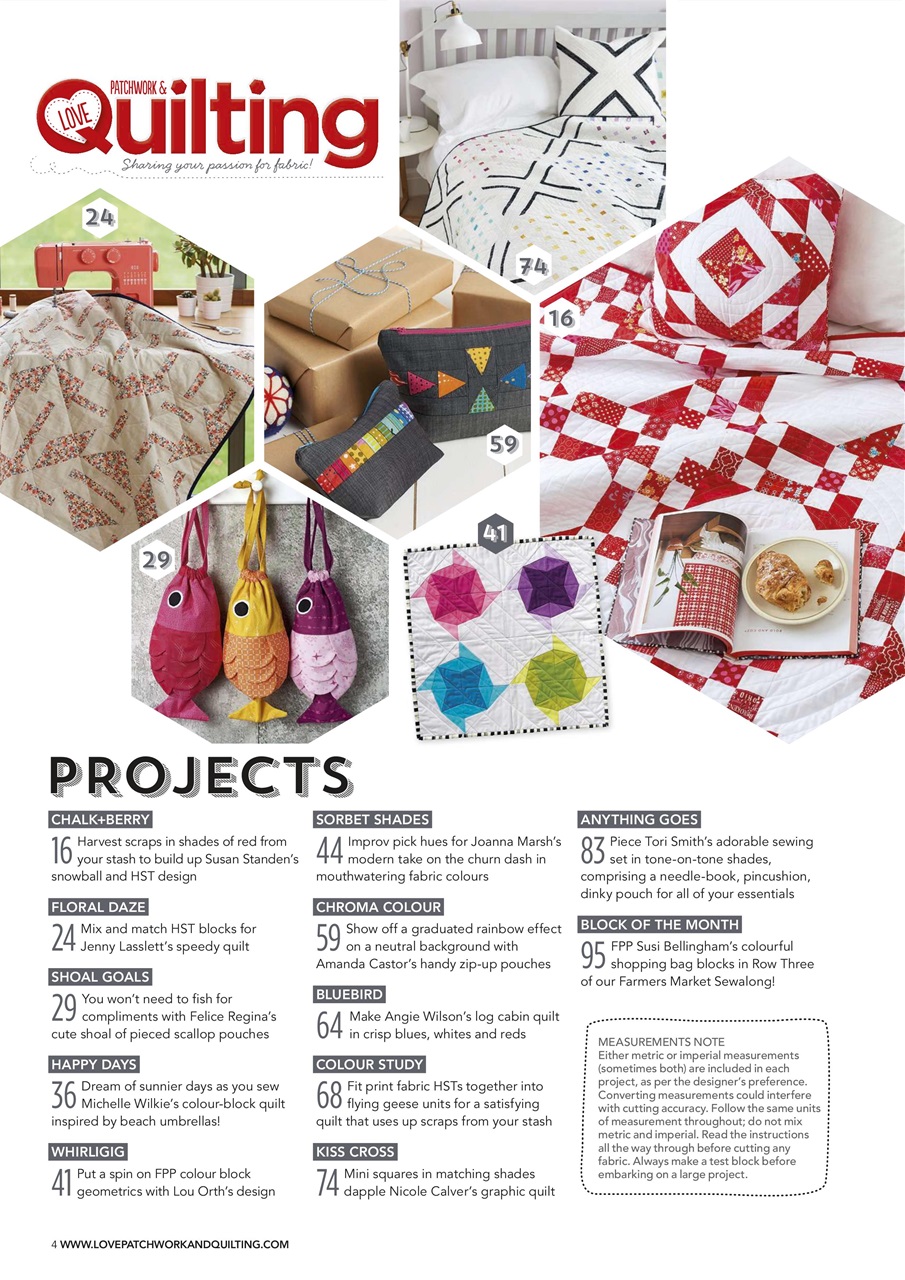 Love Patchwork & Quilting Preview Pages