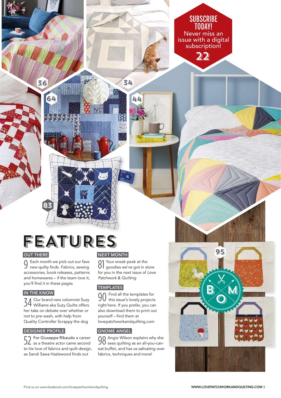 Love Patchwork & Quilting Preview Pages