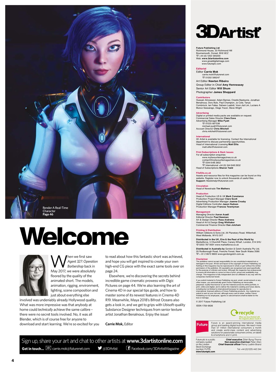 3D Artist Preview Pages