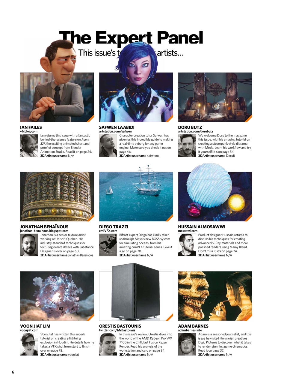 3D Artist Preview Pages