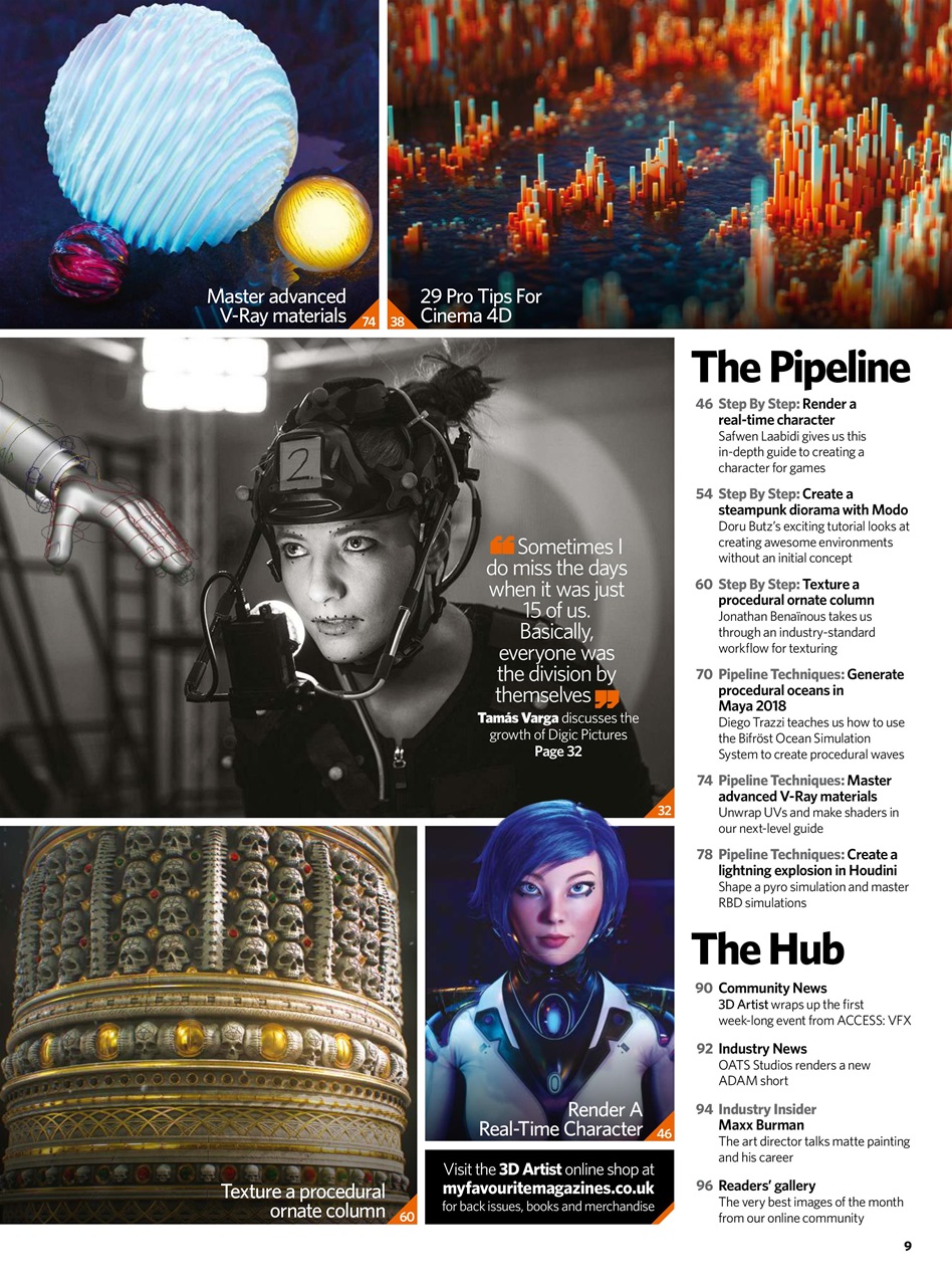 3D Artist Preview Pages