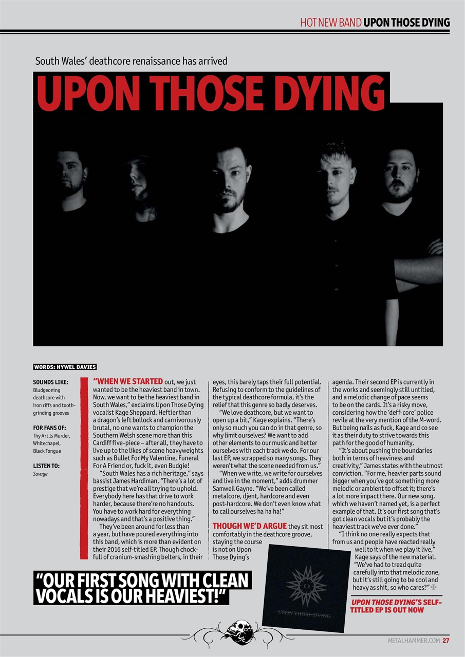 Metal Hammer Preview Pages