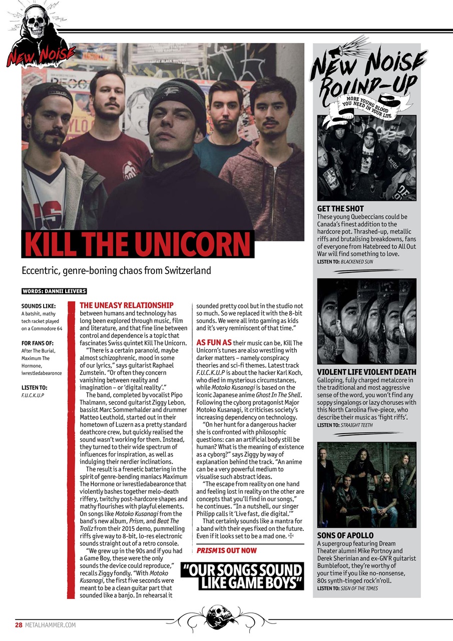 Metal Hammer Preview Pages