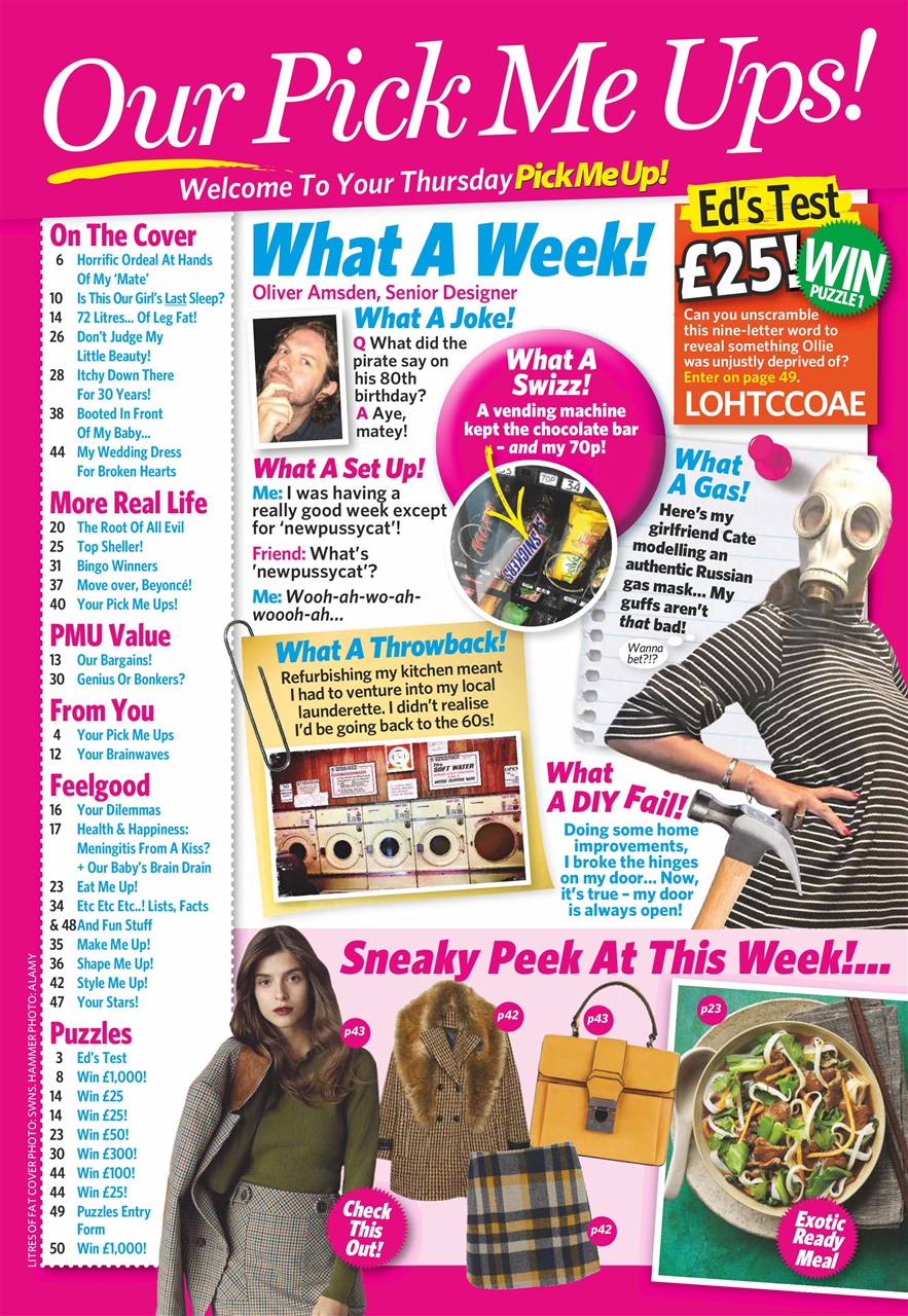 Pick Me Up Preview Pages