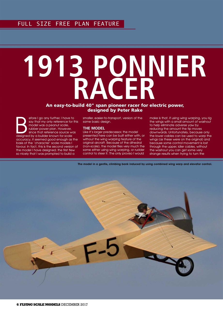 Radio Control Model Flyer Preview Pages