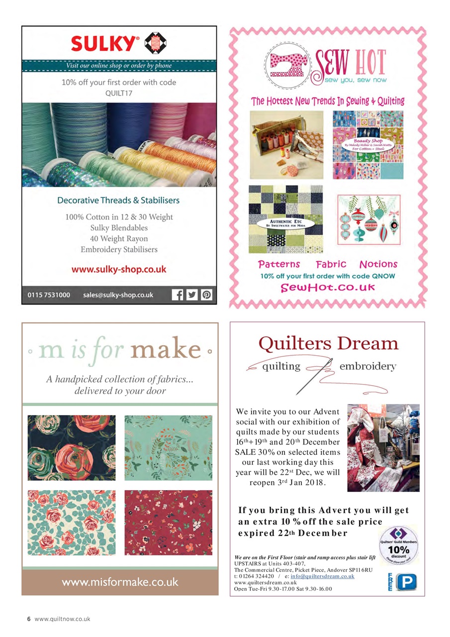 Quilt Now Preview Pages