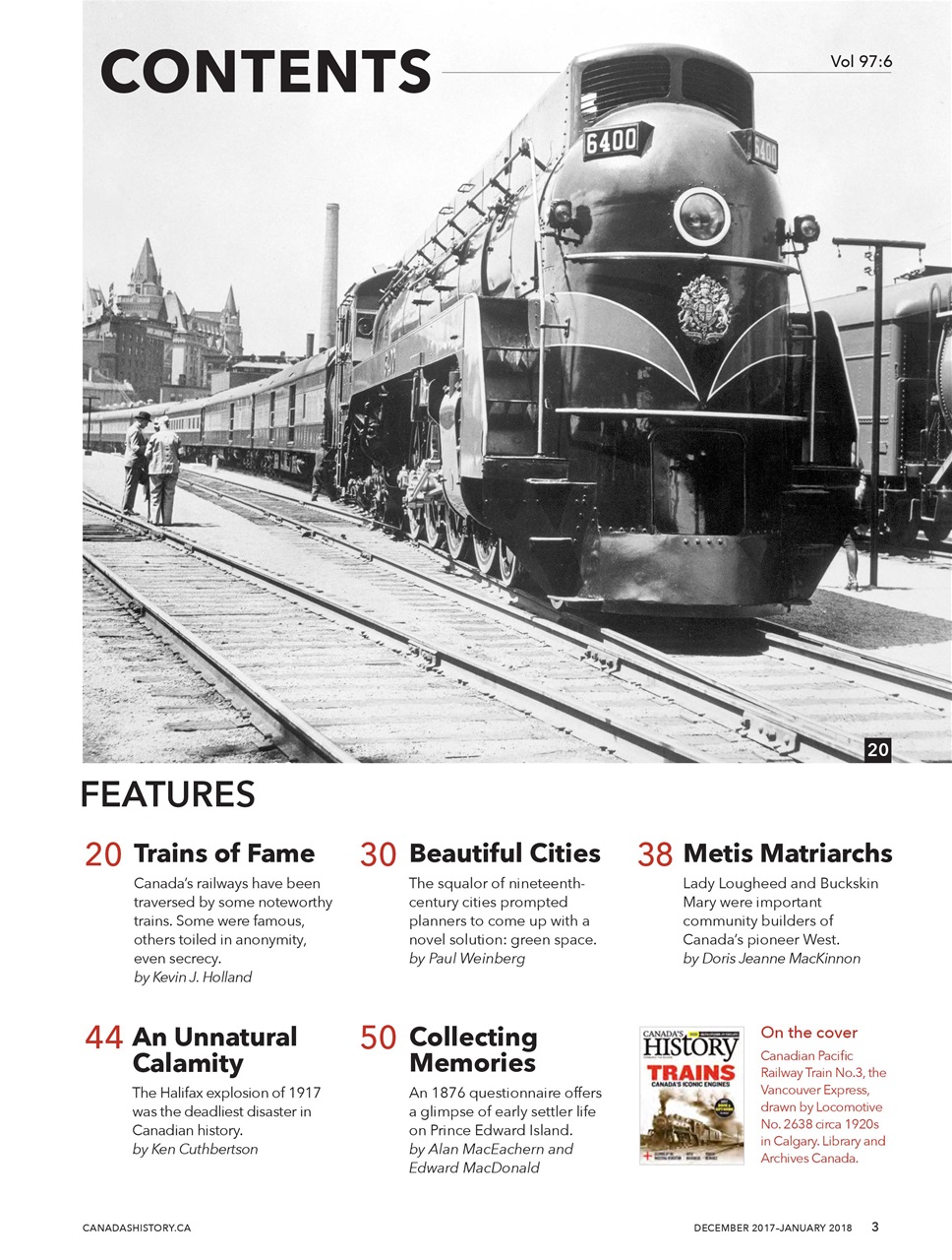 Canada's History Preview Pages